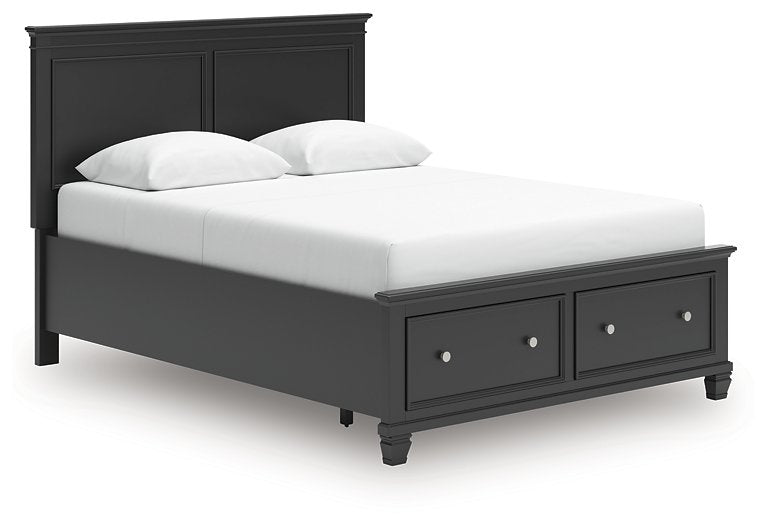 Lanolee Panel Storage Bed - Romeo & Juliet Furniture (Warren,MI)