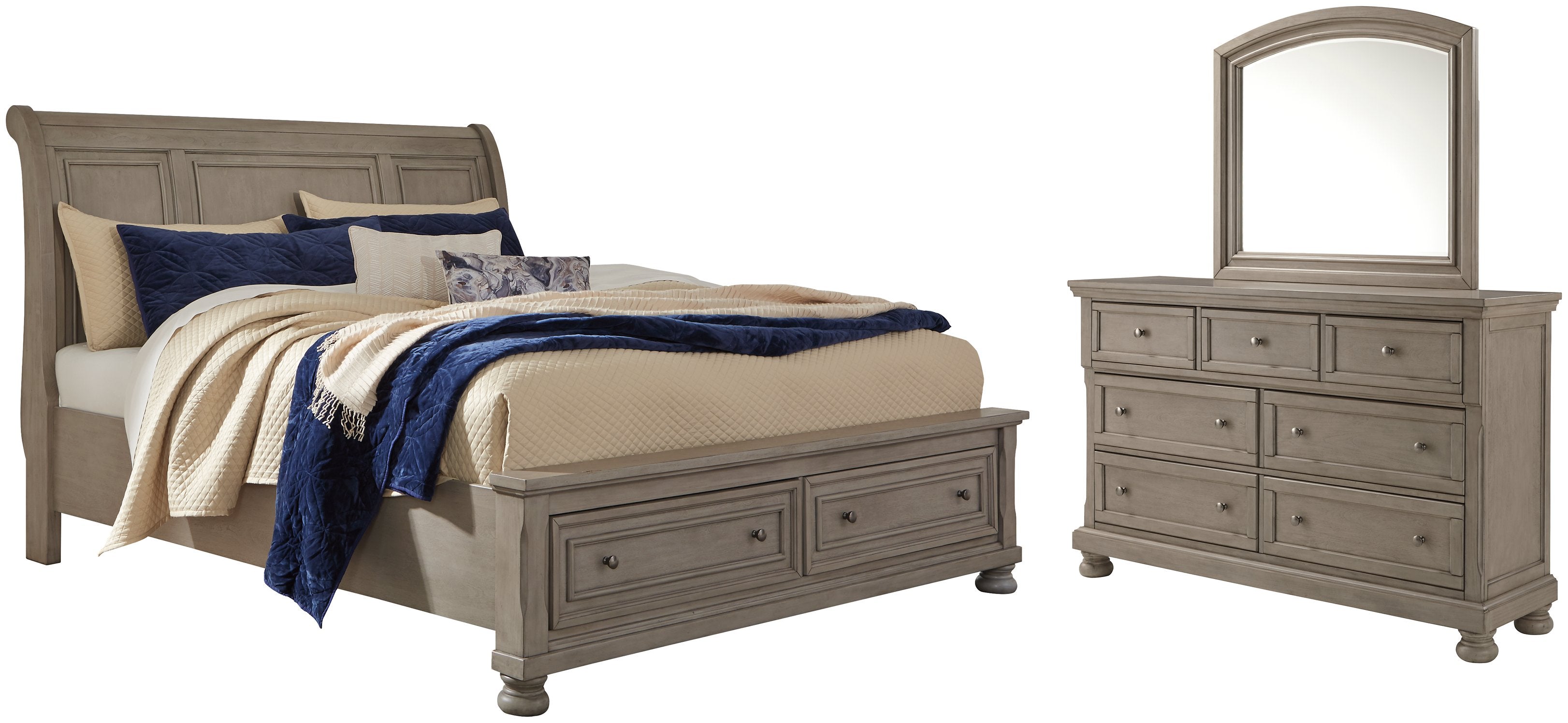 Lettner Bedroom Set - Romeo & Juliet Furniture (Warren,MI)