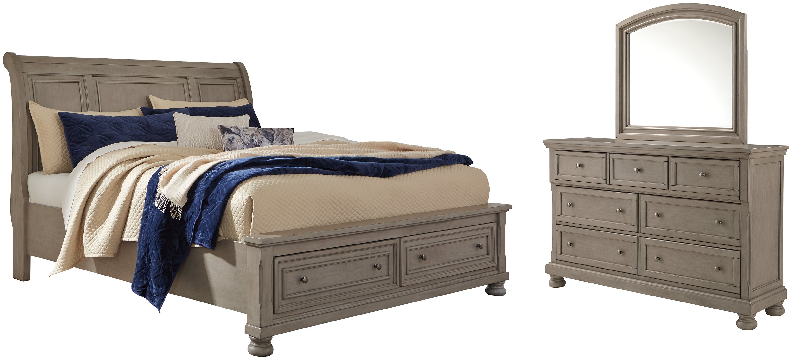 Lettner Bedroom Set - Romeo & Juliet Furniture (Warren,MI)