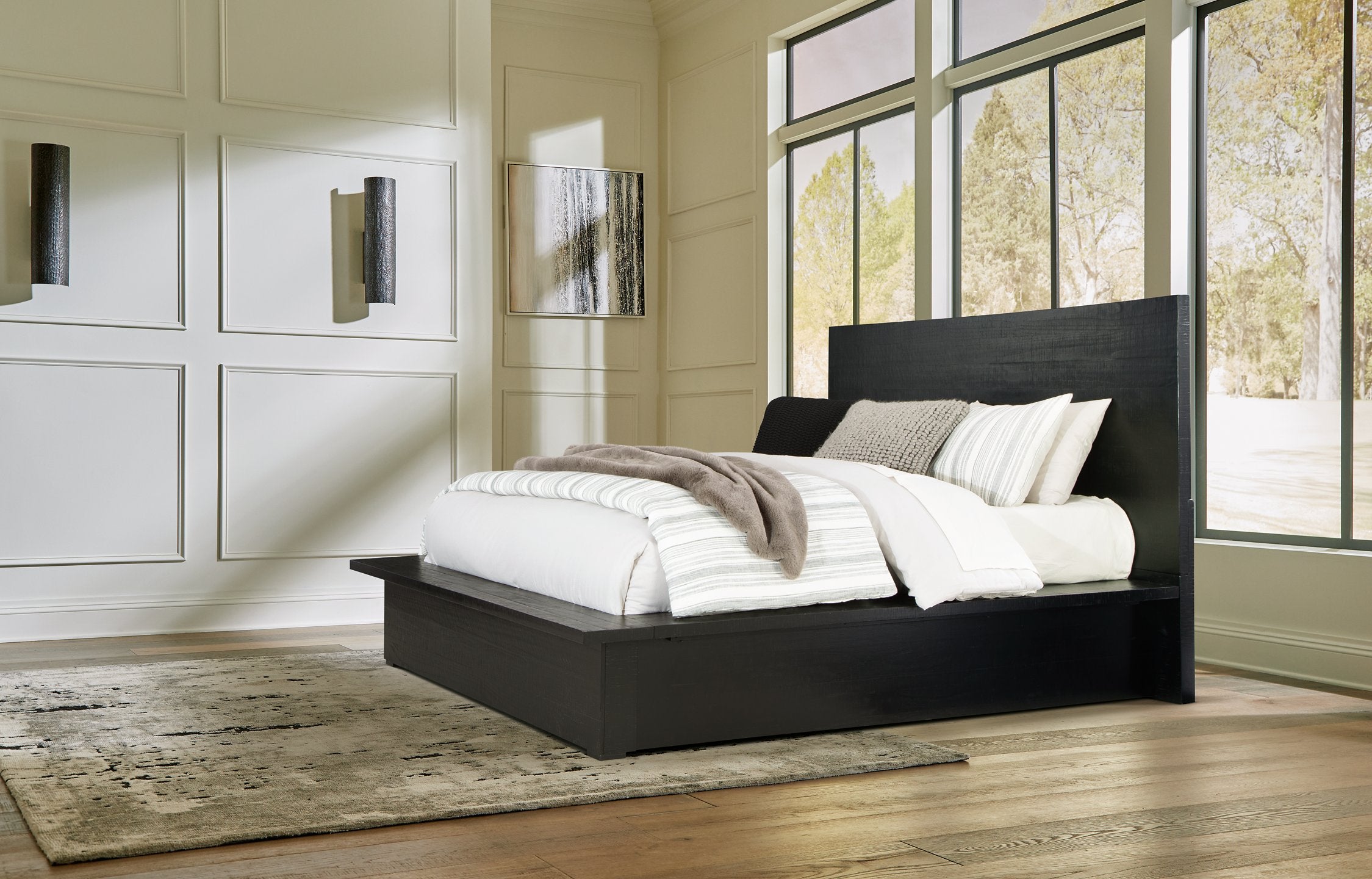 Londer Bed - Romeo & Juliet Furniture (Warren,MI)