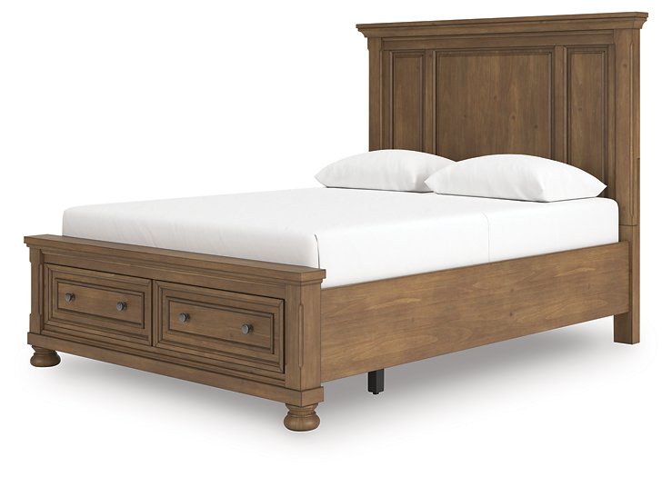 Feddinger Panel Storage Bed - Romeo & Juliet Furniture (Warren,MI)