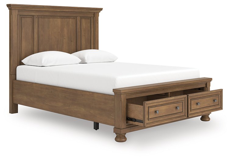 Feddinger Panel Storage Bed - Romeo & Juliet Furniture (Warren,MI)