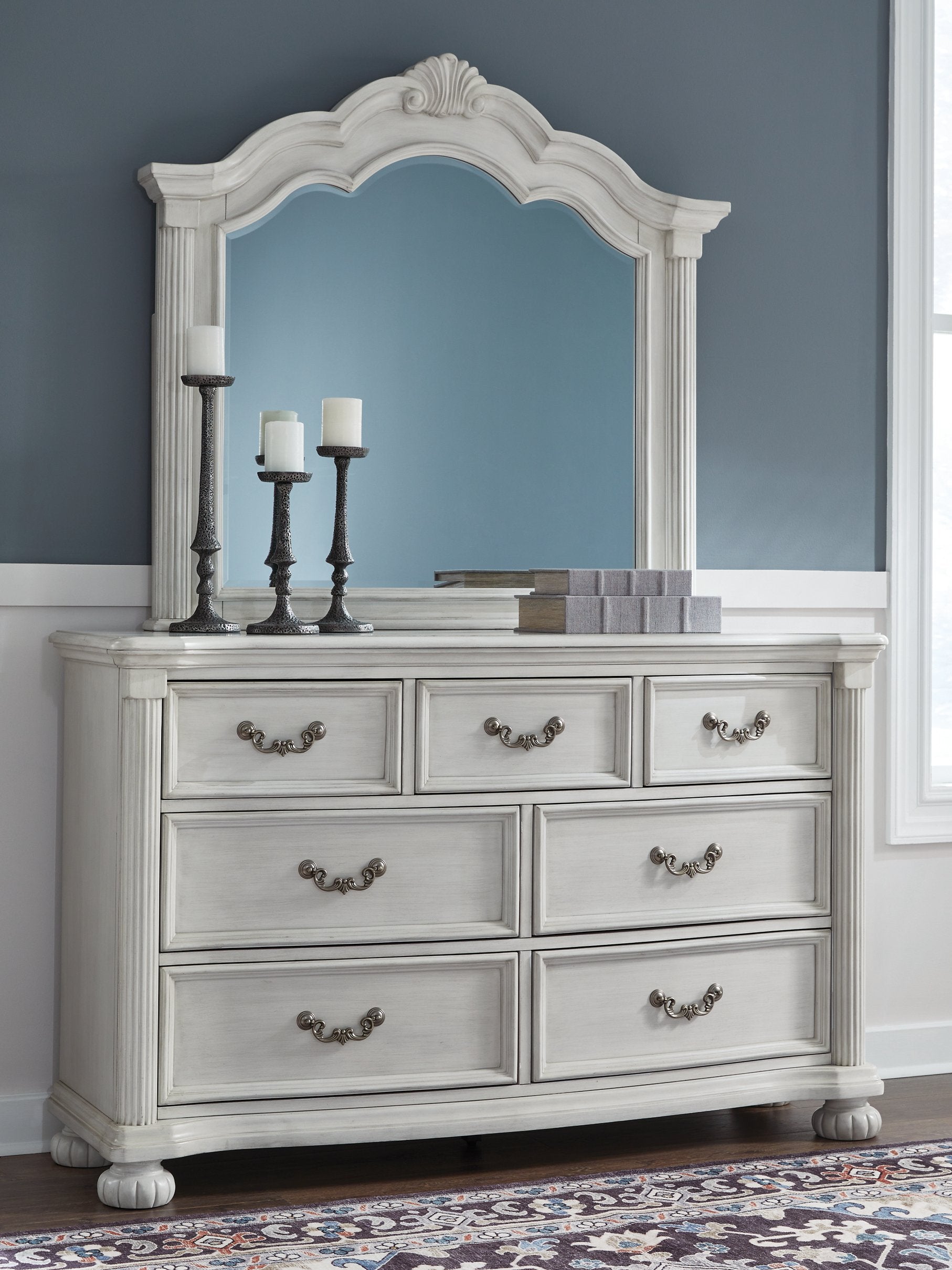 Montelaine Dresser and Mirror - Romeo & Juliet Furniture (Warren,MI)