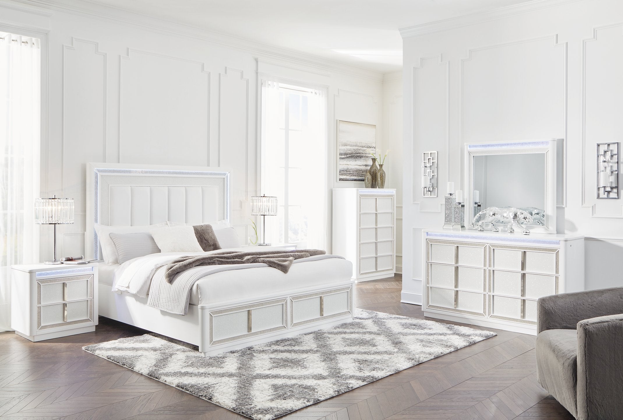 Chalanna Bedroom Set - Romeo & Juliet Furniture (Warren,MI)