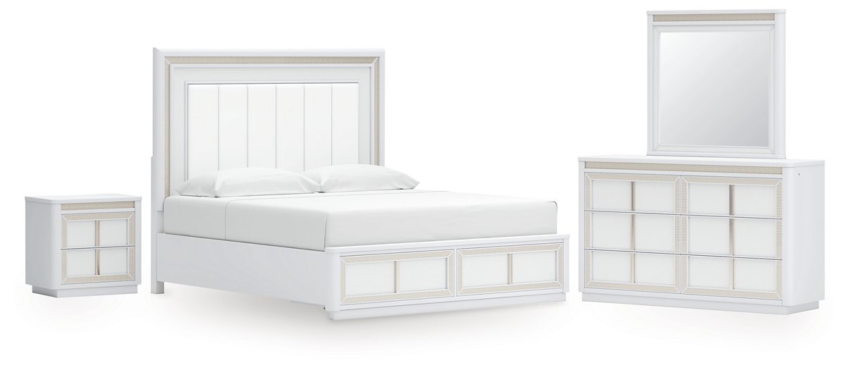Chalanna Bedroom Set - Romeo & Juliet Furniture (Warren,MI)