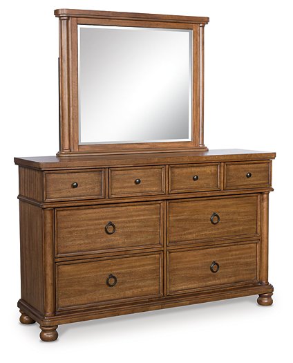 Chadworth Dresser and Mirror - Romeo & Juliet Furniture (Warren,MI)