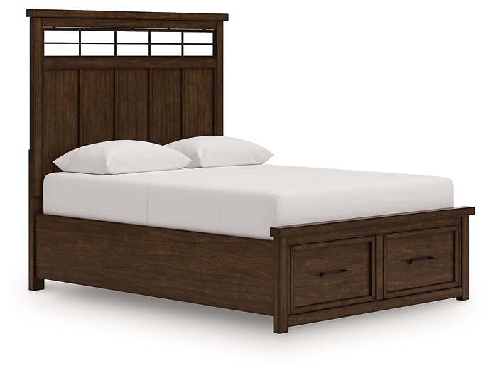 Taffenbrook Panel Storage Bed - Romeo & Juliet Furniture (Warren,MI)