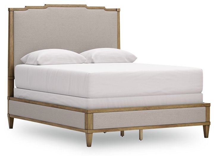 Sharlance Upholstered Bed - Romeo & Juliet Furniture (Warren,MI)