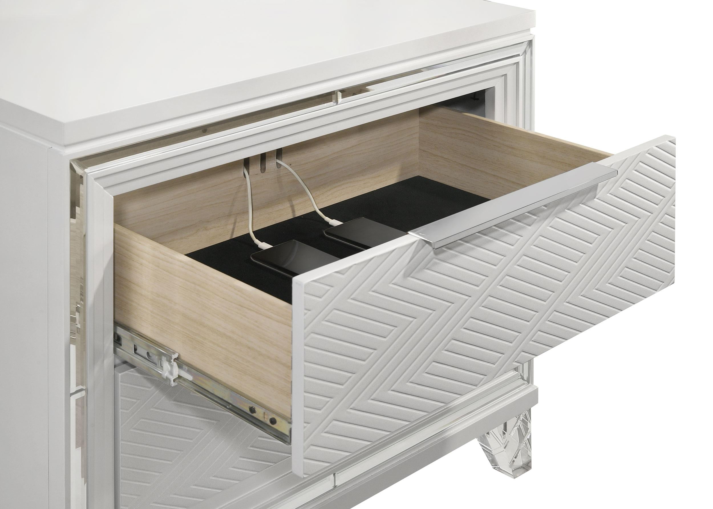 Marmore Nightstand - Romeo & Juliet Furniture (Warren,MI)