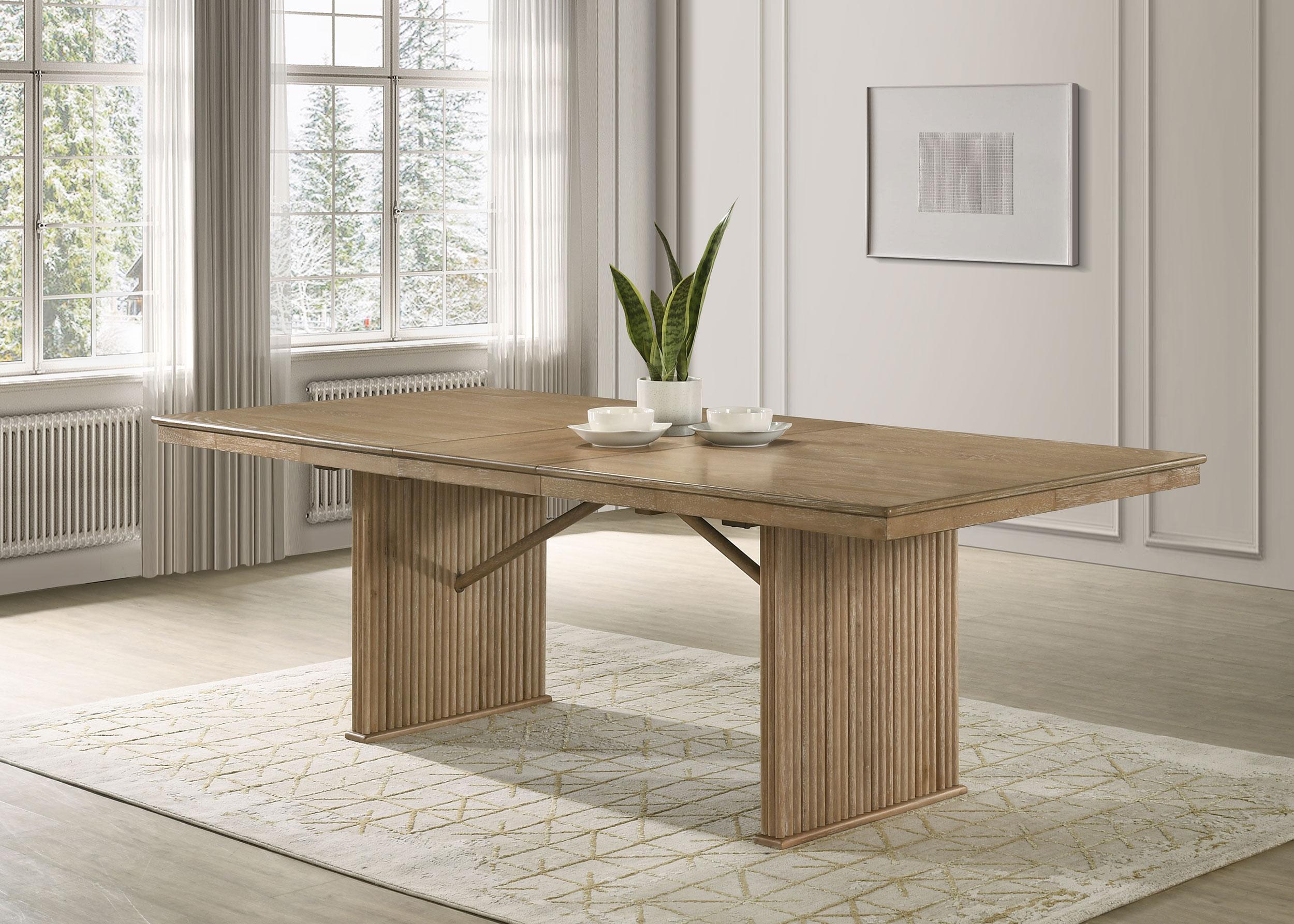 Adina Extension Dining Table - Romeo & Juliet Furniture (Warren,MI)