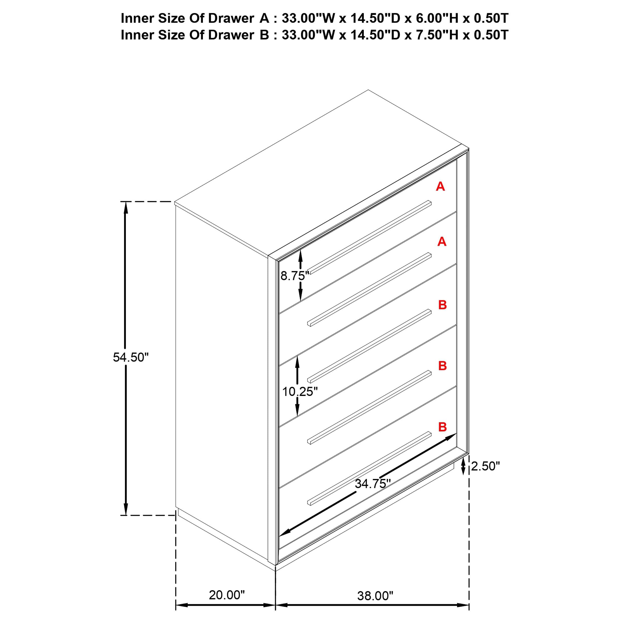 Durango Bedroom Set - Romeo & Juliet Furniture (Warren,MI)