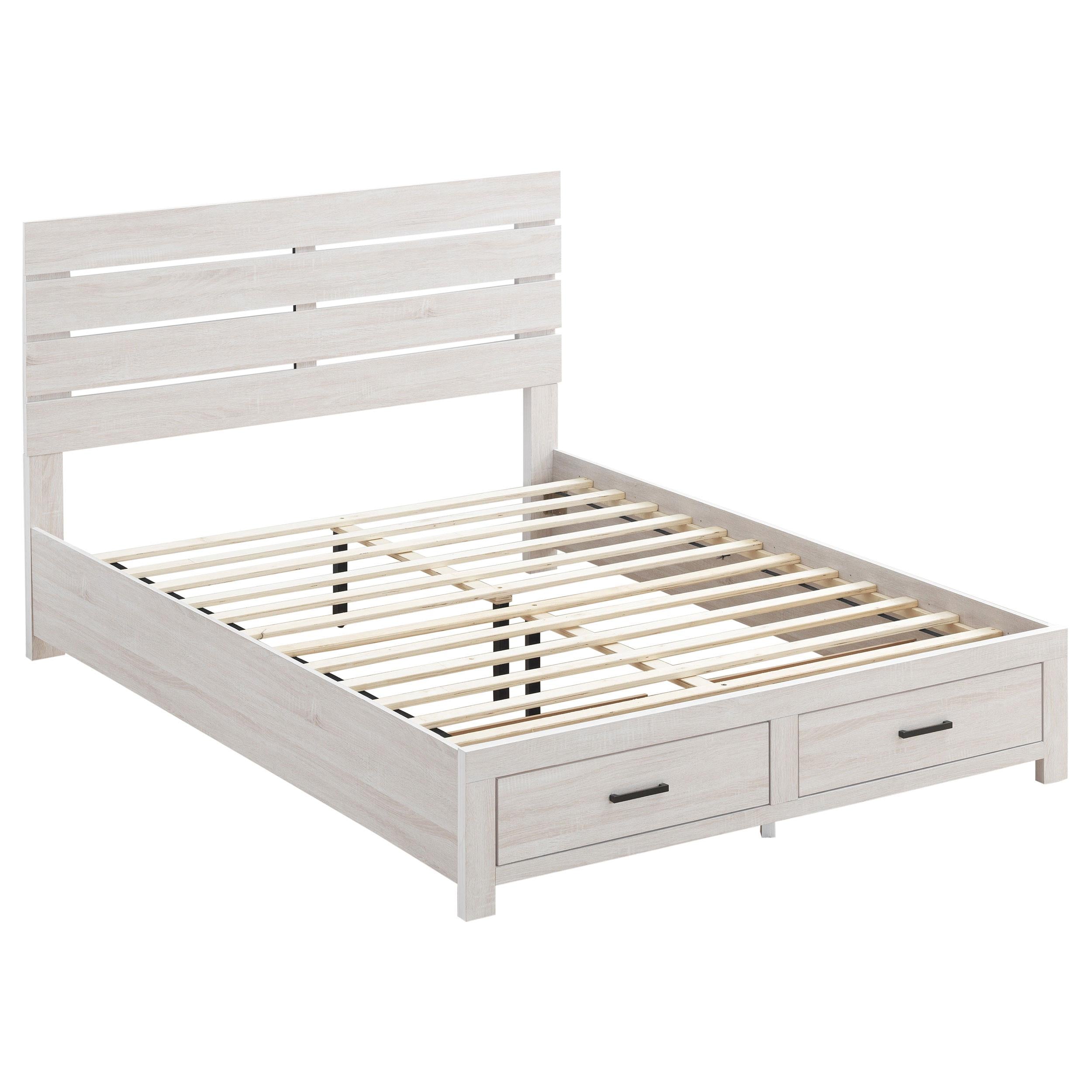 Brantford Panel Platform Storage Bed - Romeo & Juliet Furniture (Warren,MI)