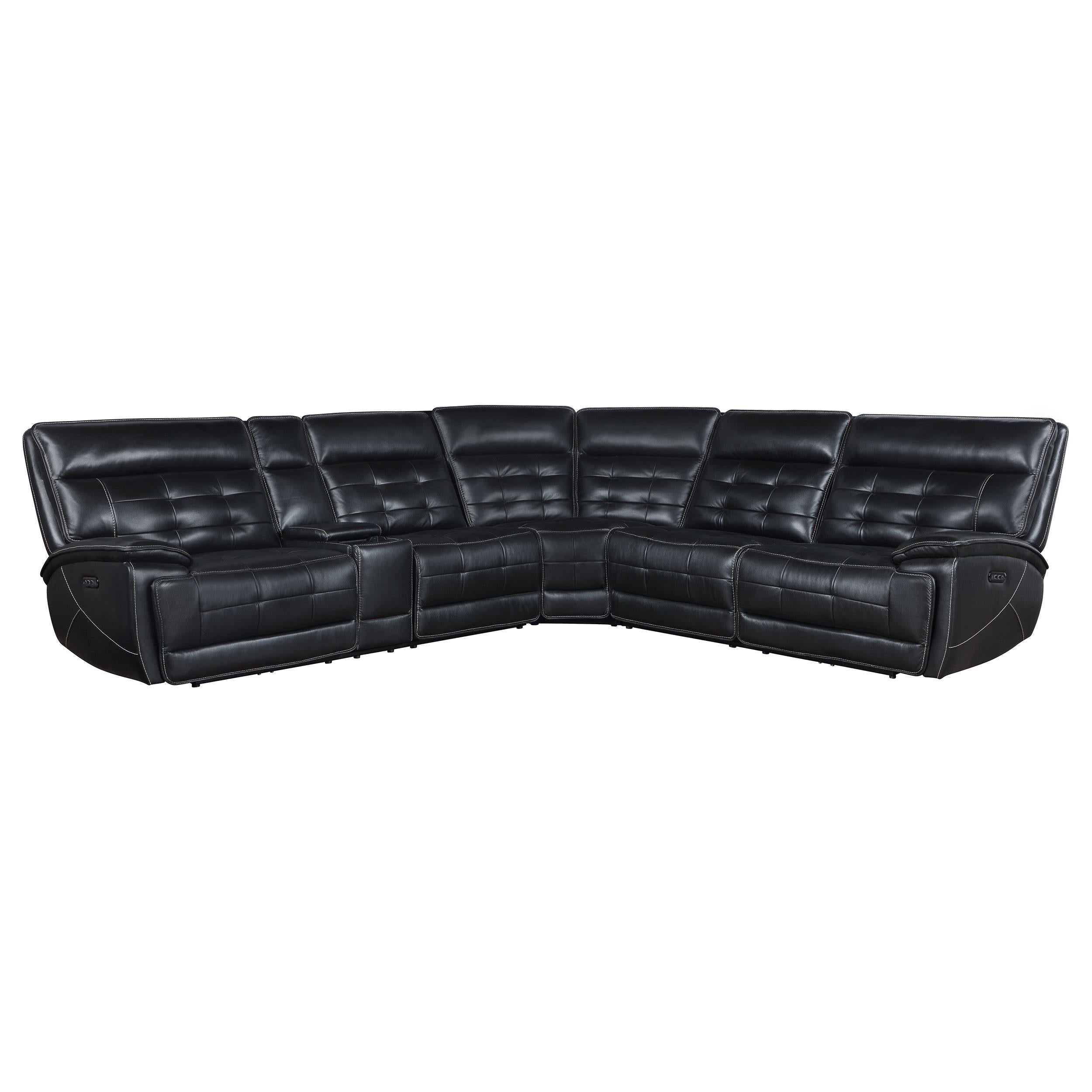 Hewitt Dual Power Reclining Sectional - Romeo & Juliet Furniture (Warren,MI)