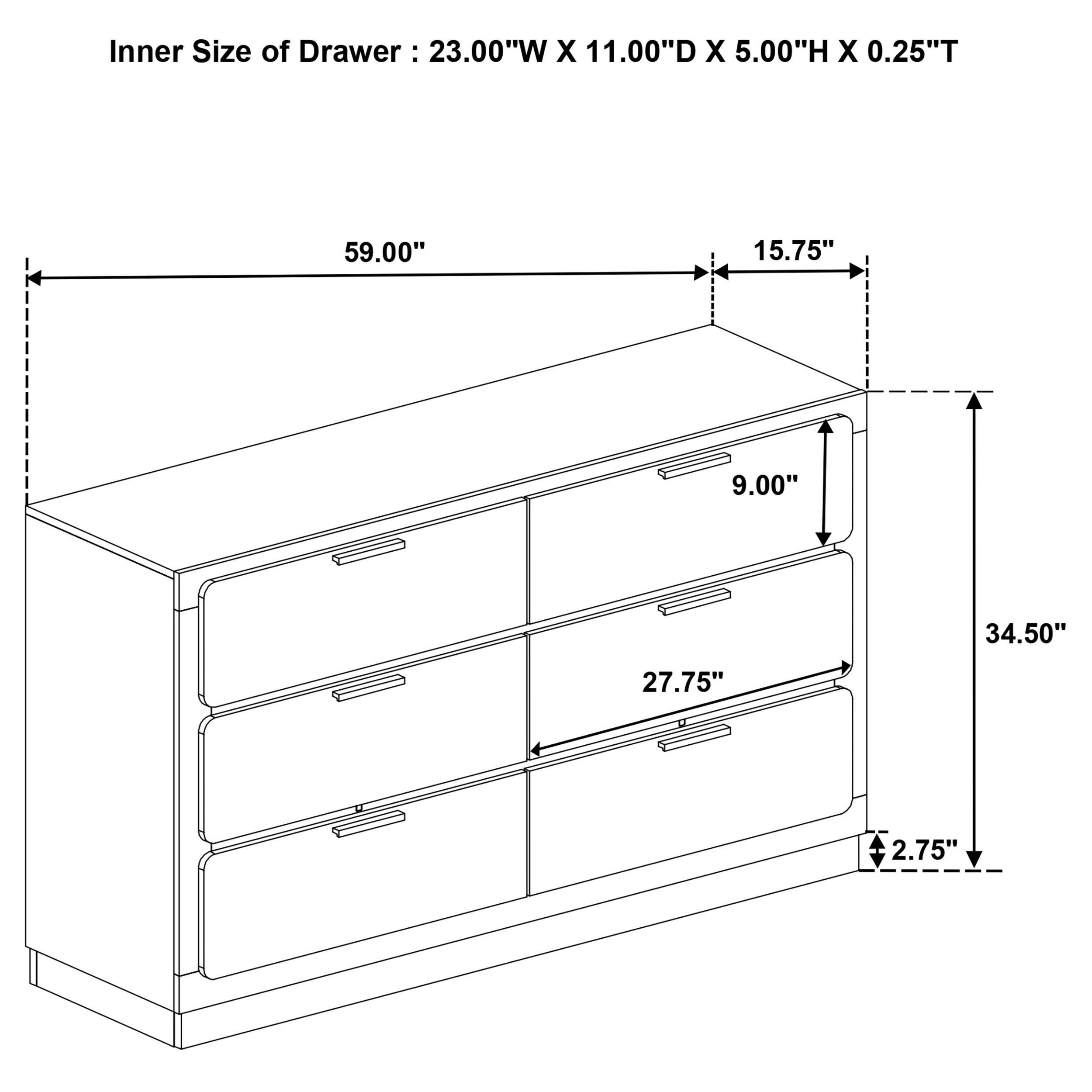Caraway Bedroom Set - Romeo & Juliet Furniture (Warren,MI)