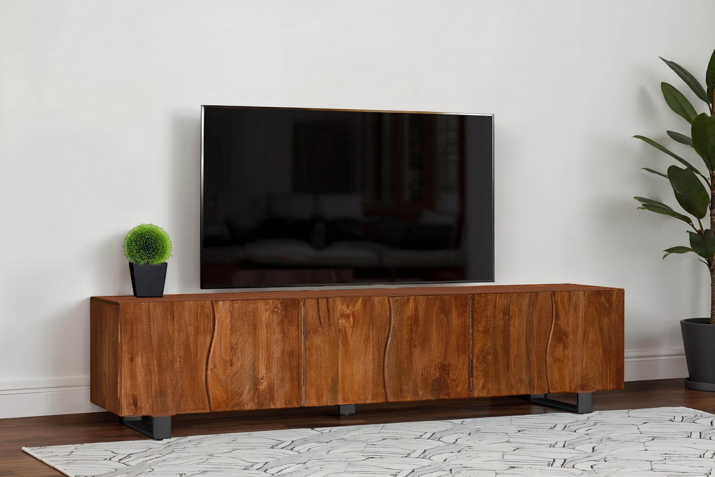 Trask TV Stand - Romeo & Juliet Furniture (Warren,MI)
