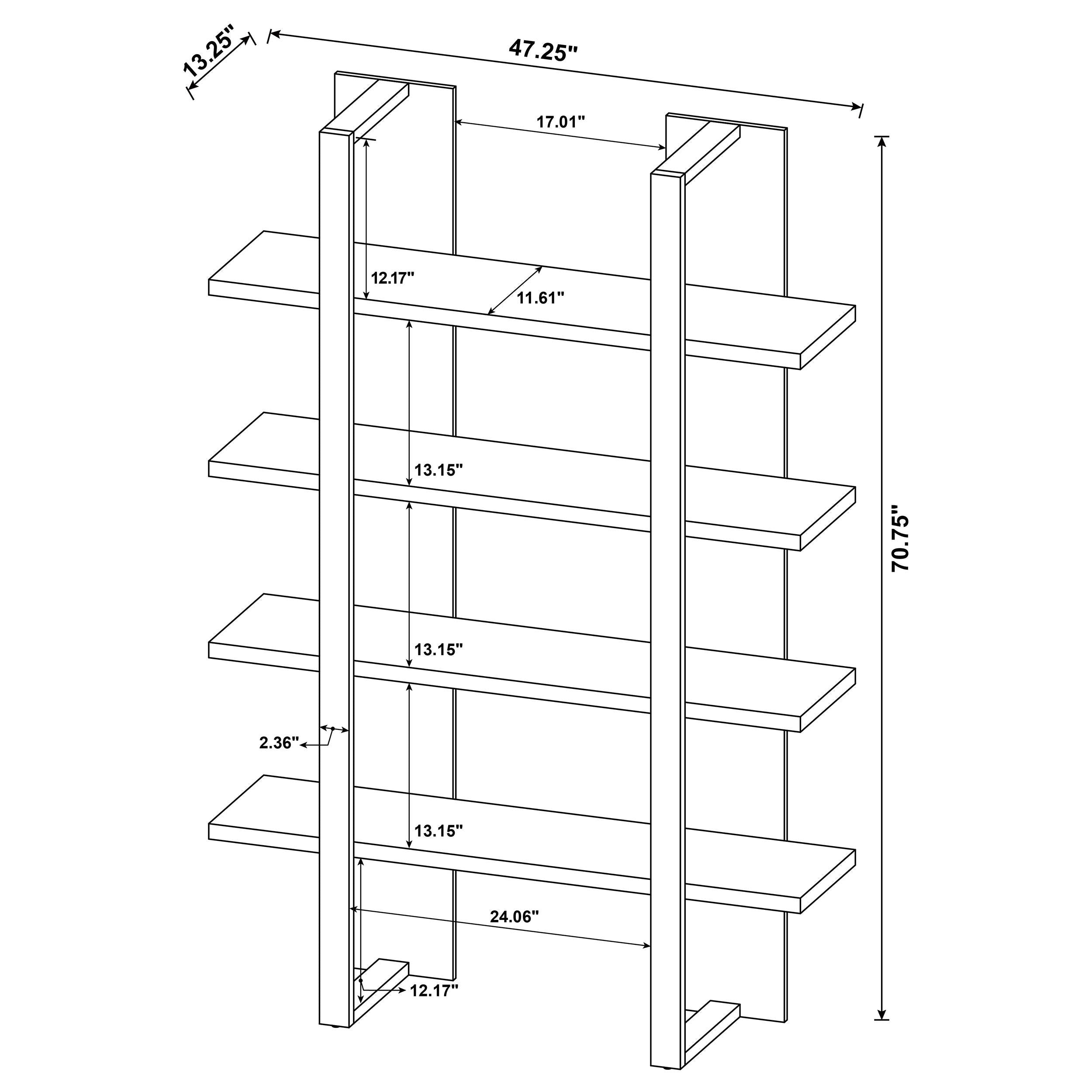Danbrook Bookshelf - Romeo & Juliet Furniture (Warren,MI)