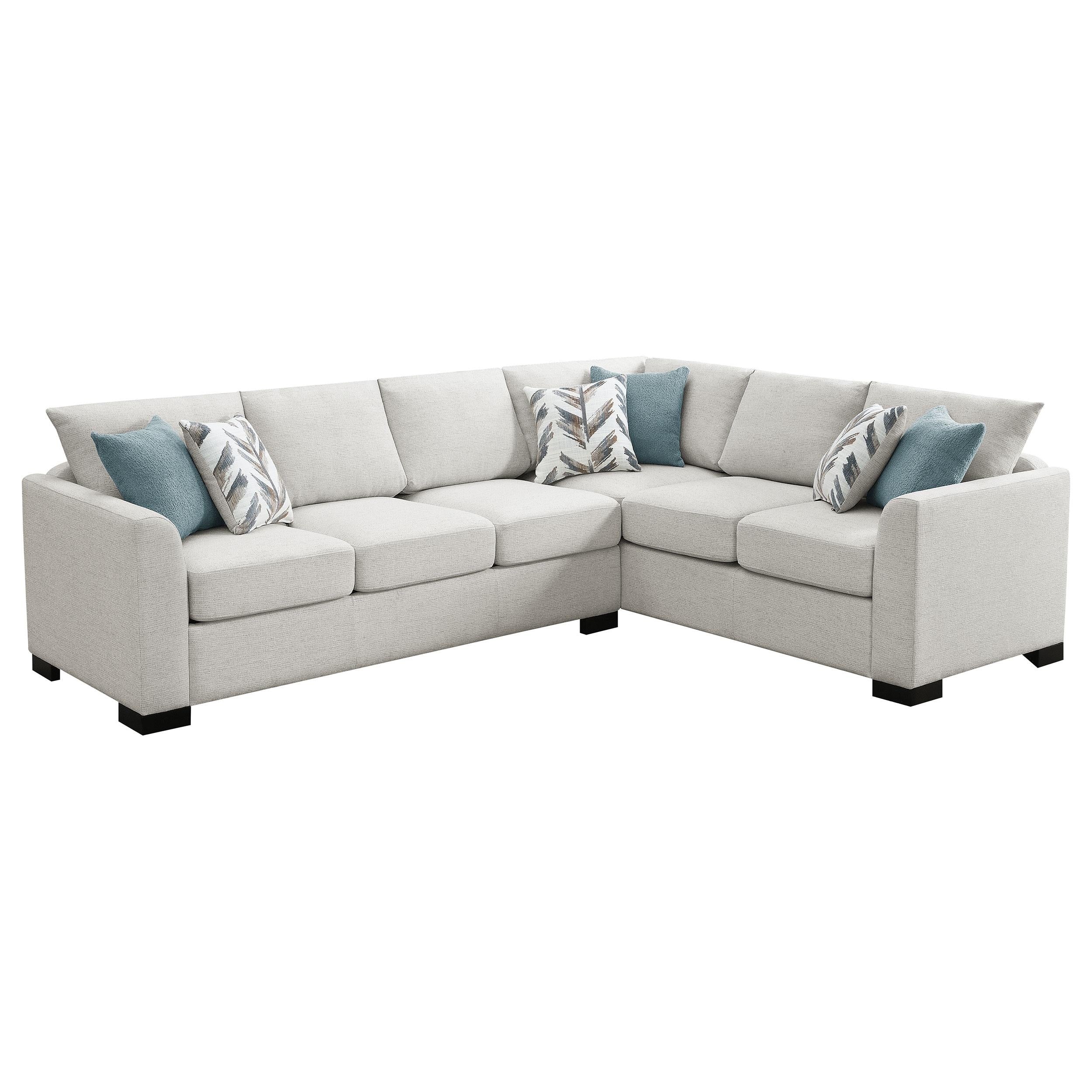 Ashford Fold-Out Sleeper Sectional Sofa - Romeo & Juliet Furniture (Warren,MI)