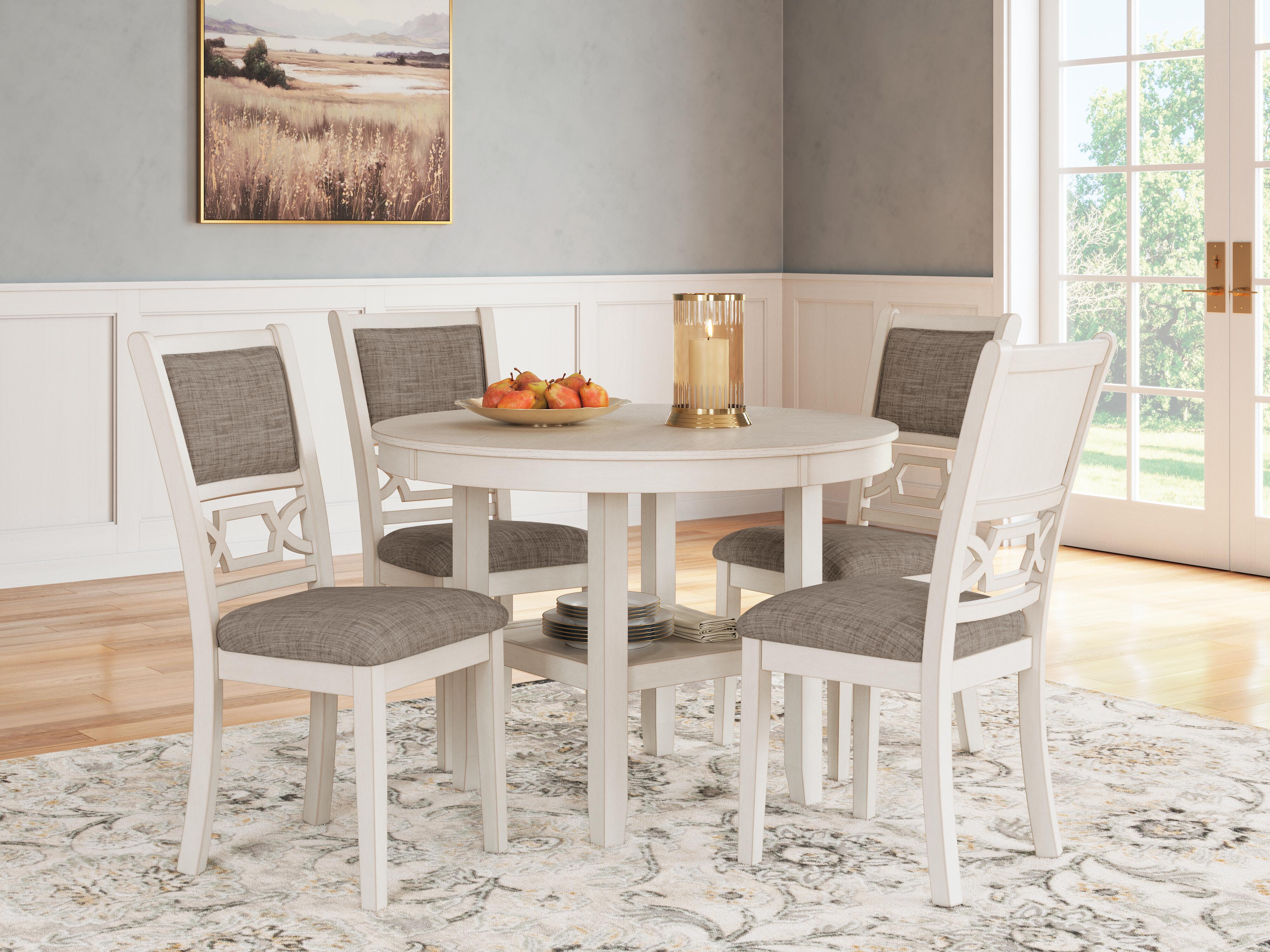 Erinberg Dining Table and 4 Chairs (Set of 5) - Romeo & Juliet Furniture (Warren,MI)