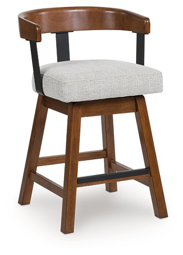 Ralene Counter Height Barstool (Set of 2) - Romeo & Juliet Furniture (Warren,MI)