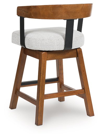 Ralene Counter Height Barstool (Set of 2) - Romeo & Juliet Furniture (Warren,MI)