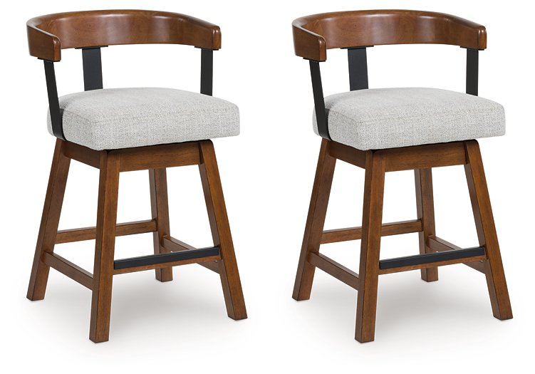 Ralene Counter Height Barstool (Set of 2) - Romeo & Juliet Furniture (Warren,MI)