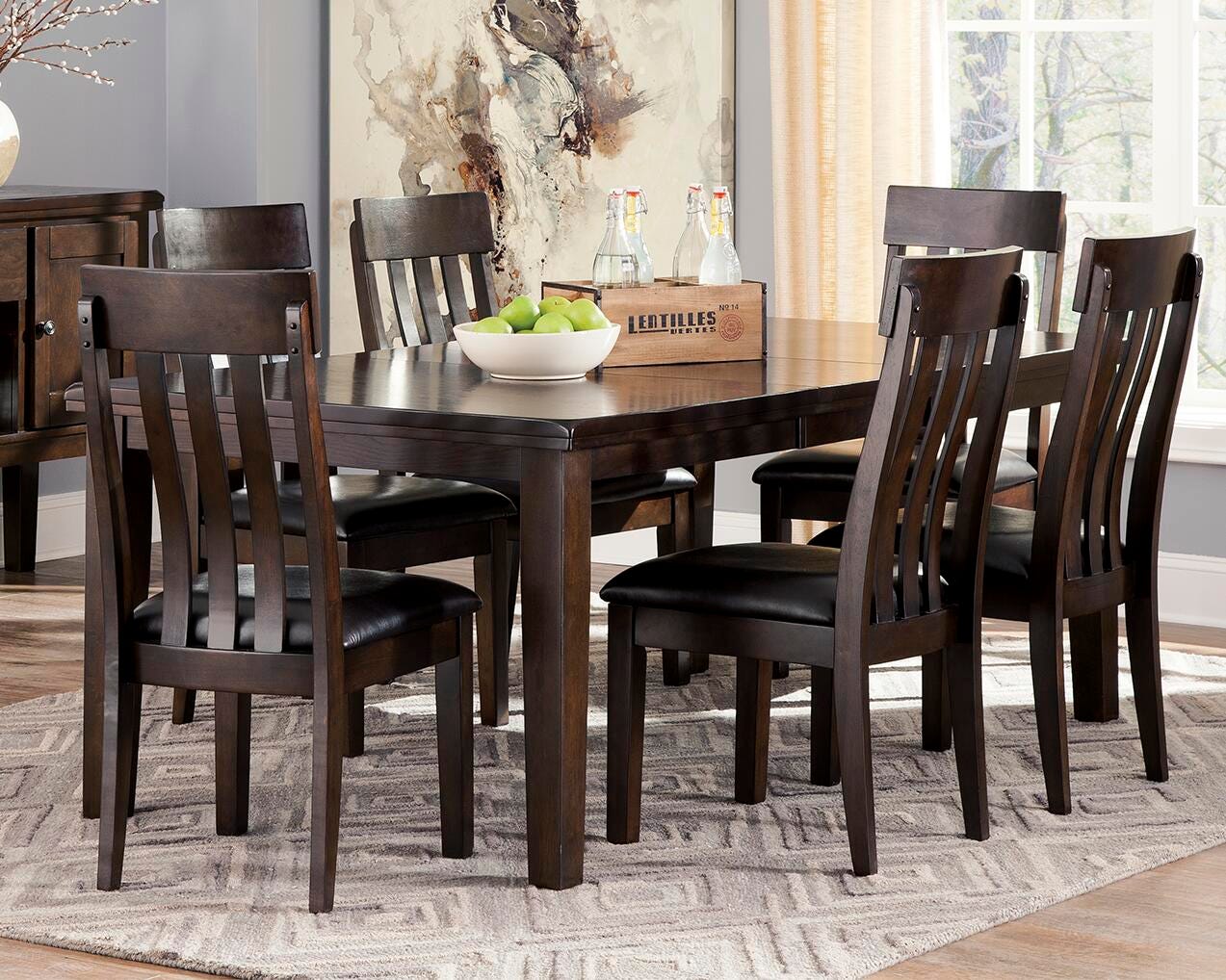 Haddigan Dining Extension Table - Romeo & Juliet Furniture (Warren,MI)