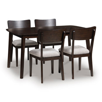 Mallenette Dining Table and 4 Chairs (Set of 5) - Romeo & Juliet Furniture (Warren,MI)