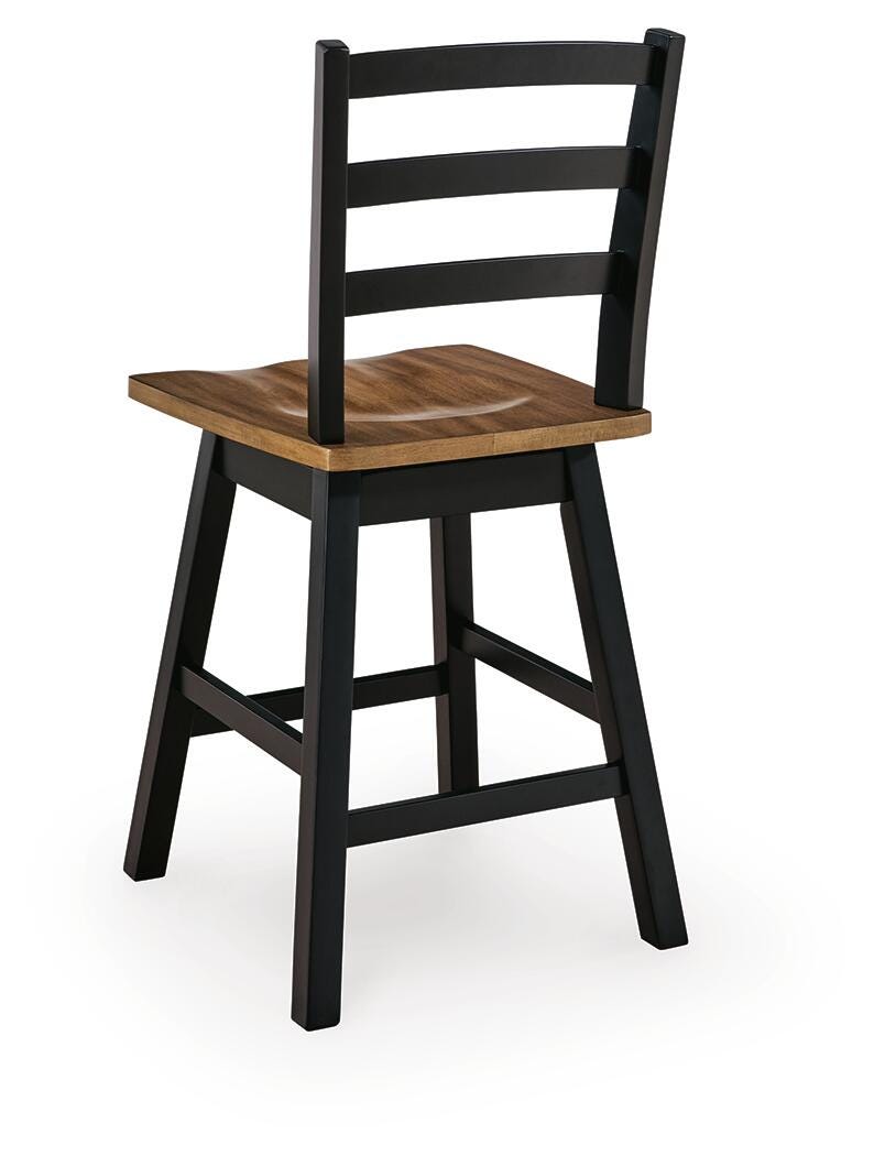 Wildenauer Counter Height Swivel Barstool - Romeo & Juliet Furniture (Warren,MI)
