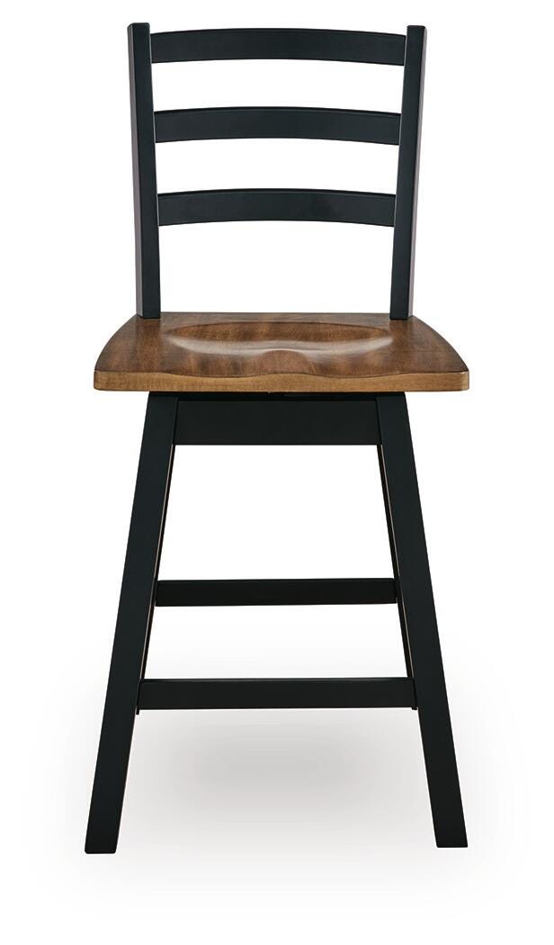 Wildenauer Counter Height Swivel Barstool - Romeo & Juliet Furniture (Warren,MI)