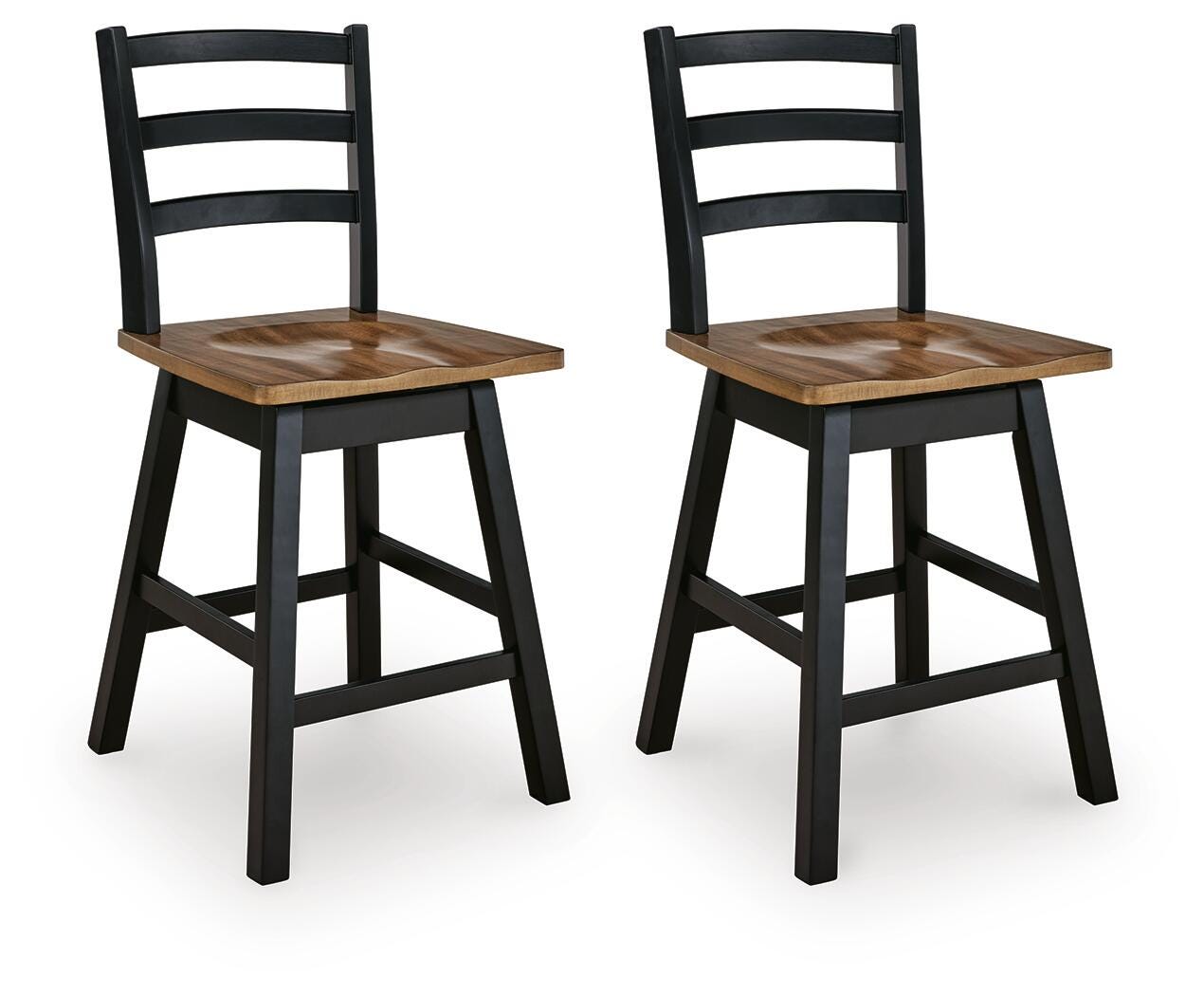 Wildenauer Counter Height Swivel Barstool - Romeo & Juliet Furniture (Warren,MI)