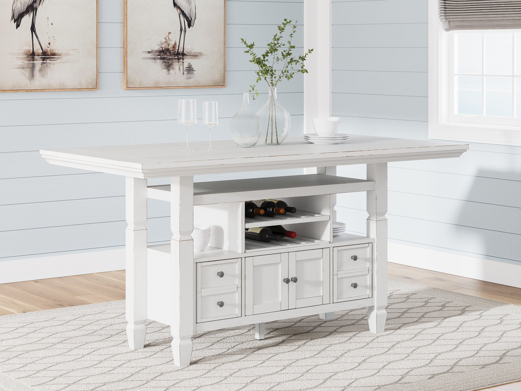 Robbinsdale Counter Height Dining Table - Romeo & Juliet Furniture (Warren,MI)