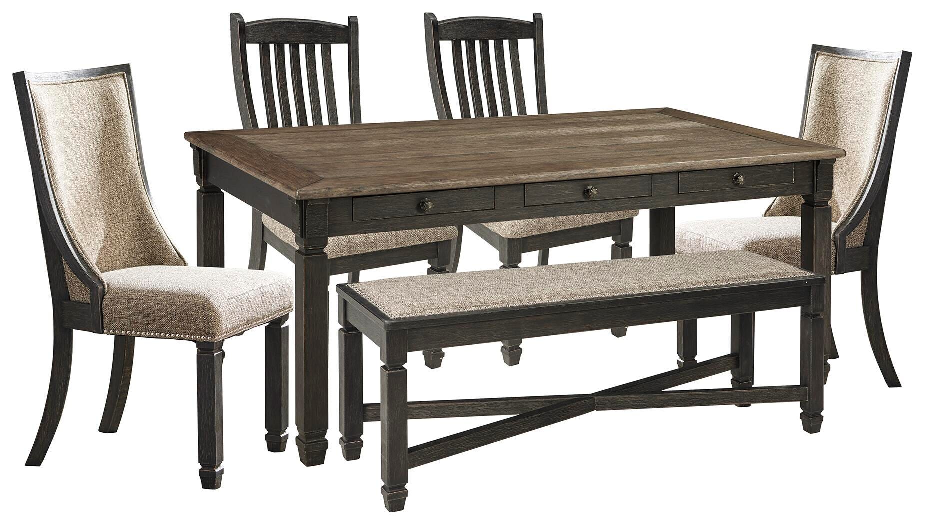 Tyler Creek Dining Set - Romeo & Juliet Furniture (Warren,MI)