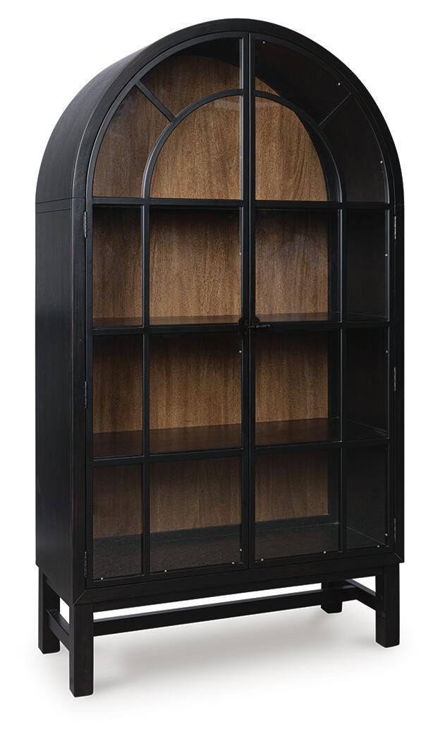 Greddinton Display Cabinet - Romeo & Juliet Furniture (Warren,MI)