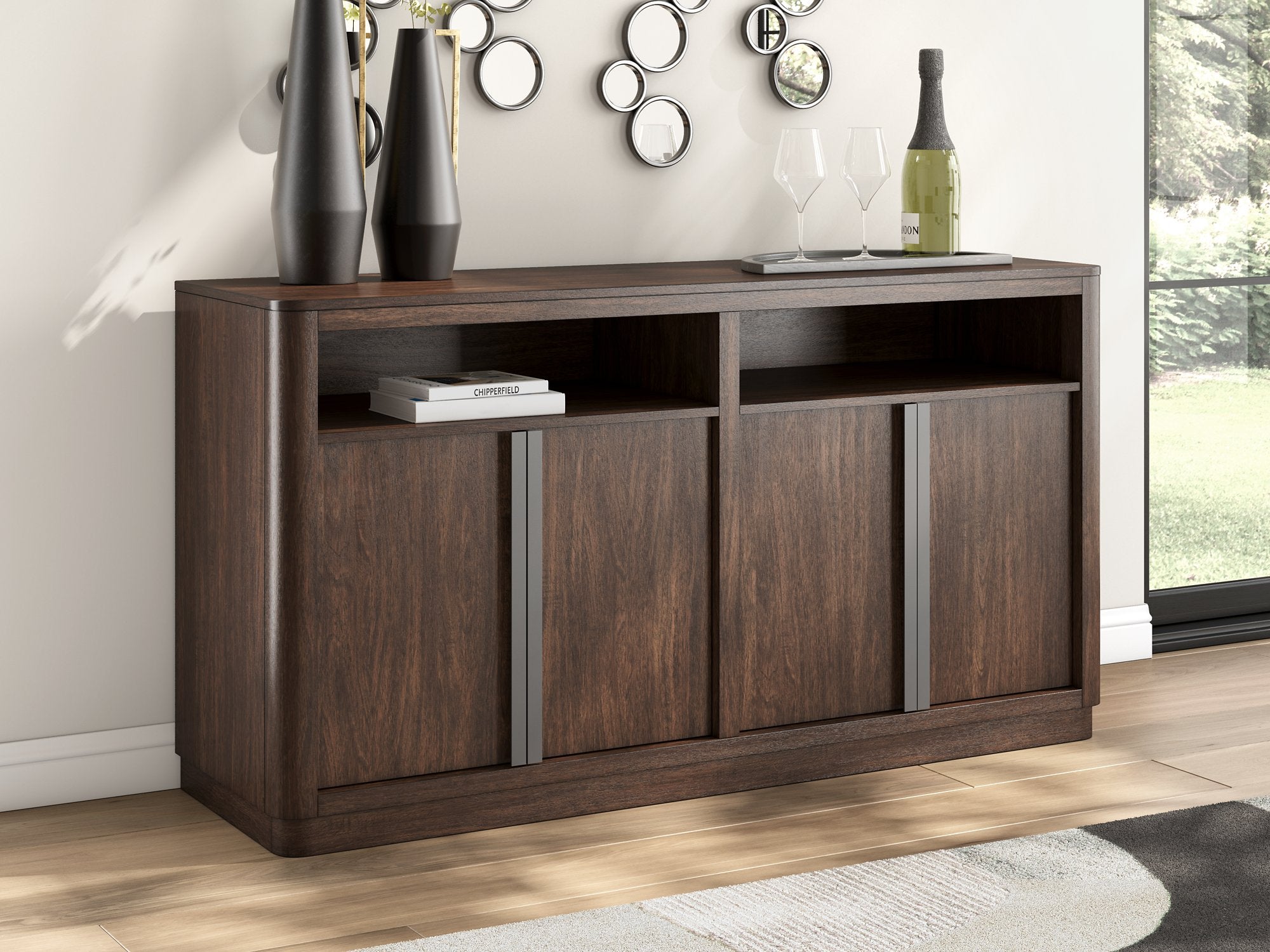 Dilenno Dining Server - Romeo & Juliet Furniture (Warren,MI)