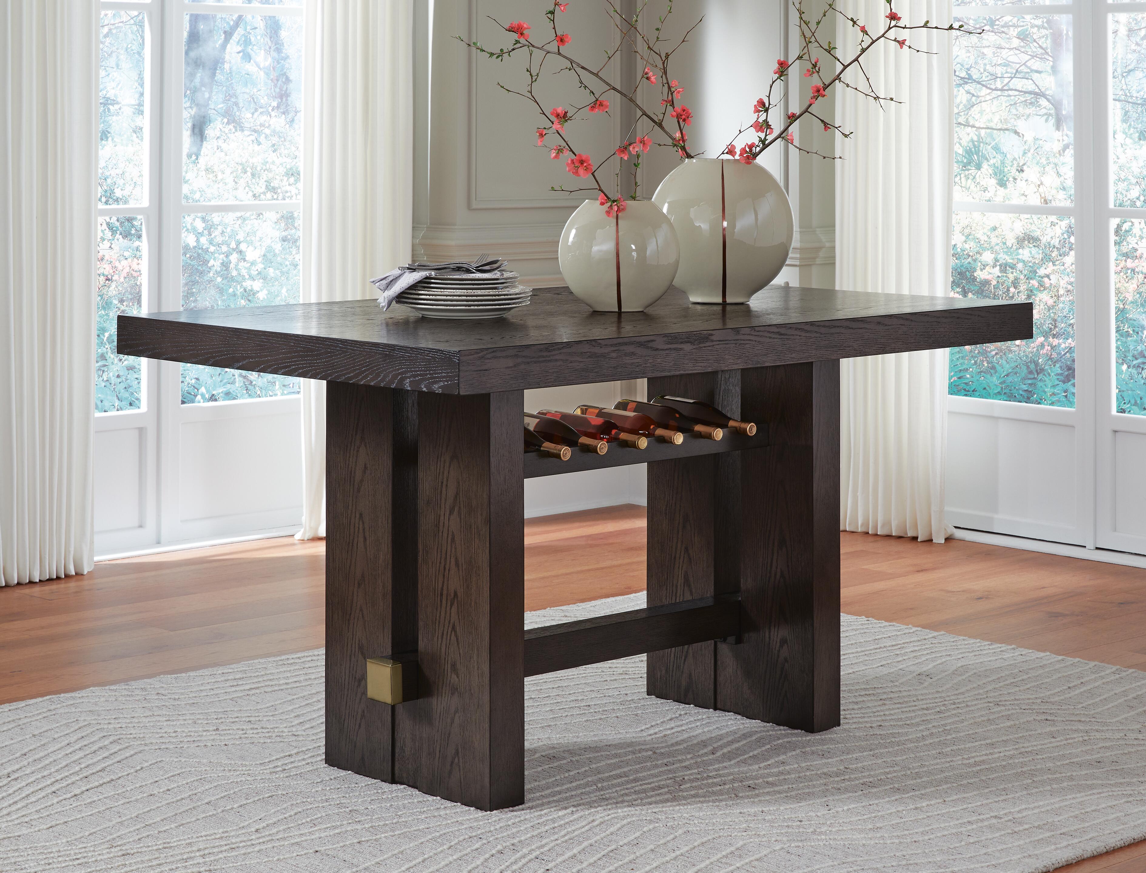 Burkhaus Counter Height Dining Table - Romeo & Juliet Furniture (Warren,MI)