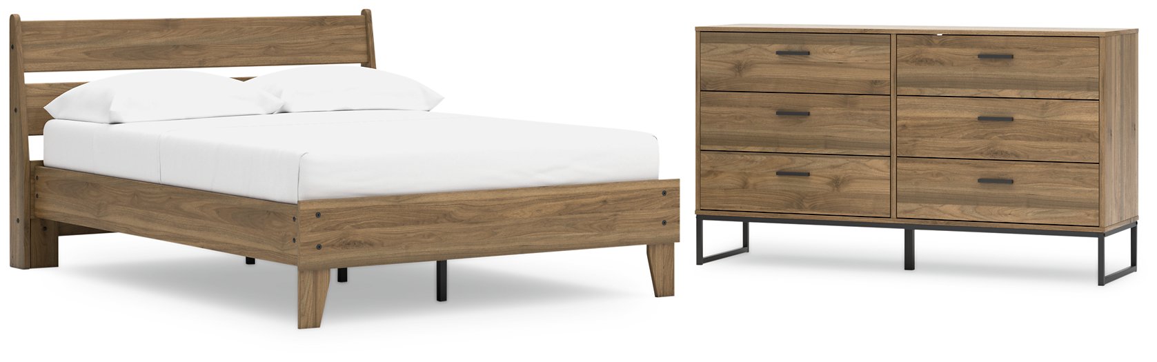 Deanlow Bedroom Package - Romeo & Juliet Furniture (Warren,MI)