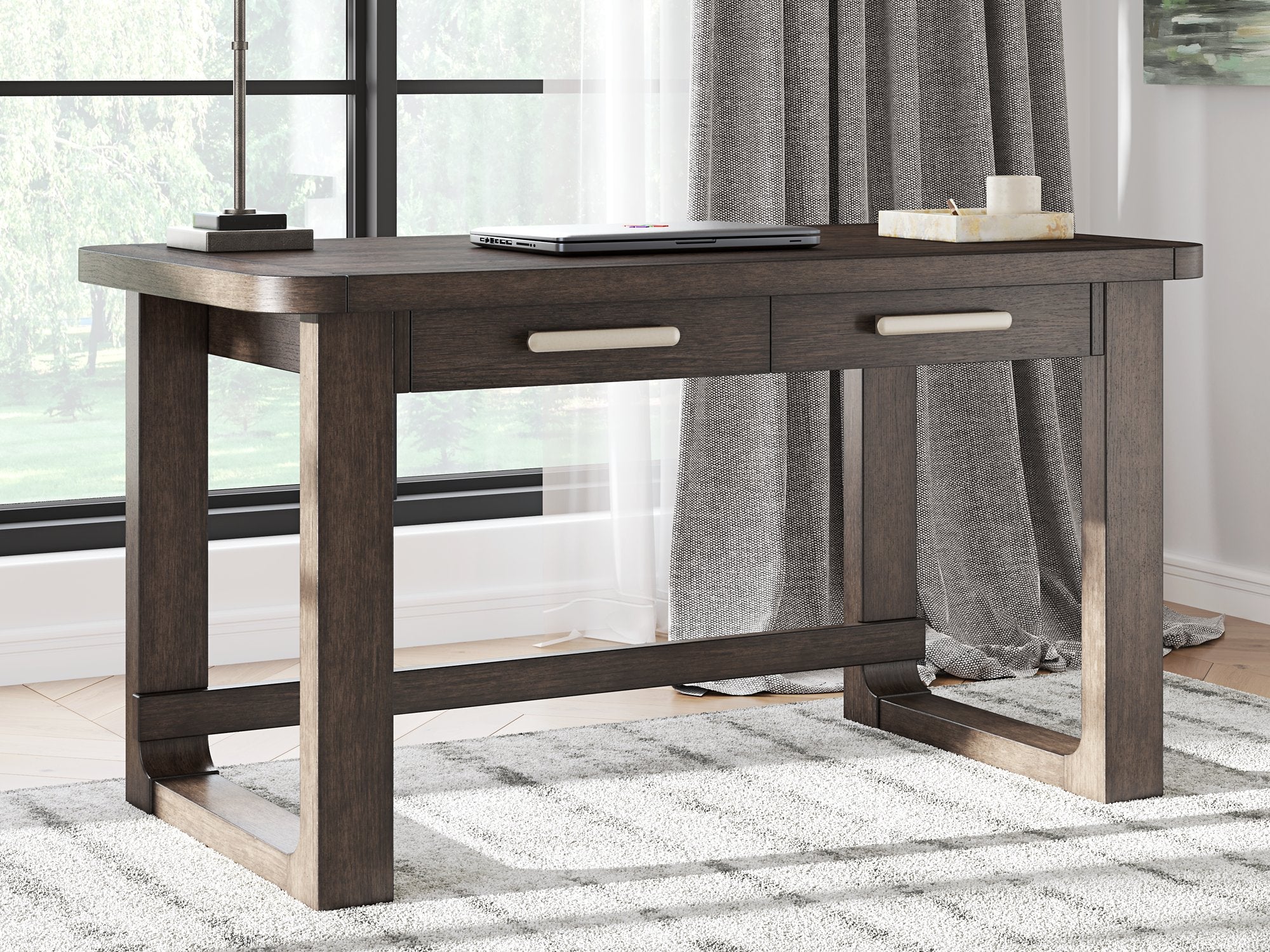 Breckington 56" Home Office Desk - Romeo & Juliet Furniture (Warren,MI)