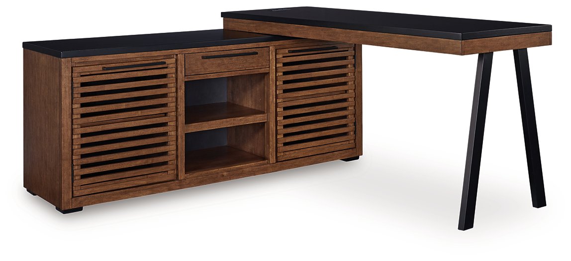 Kallari Credenza with Desk Return - Romeo & Juliet Furniture (Warren,MI)