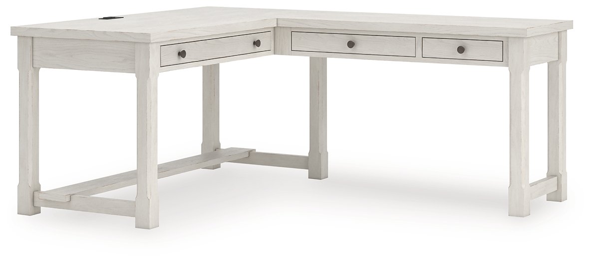Robbinsdale L-Shaped Home Office Desk - Romeo & Juliet Furniture (Warren,MI)