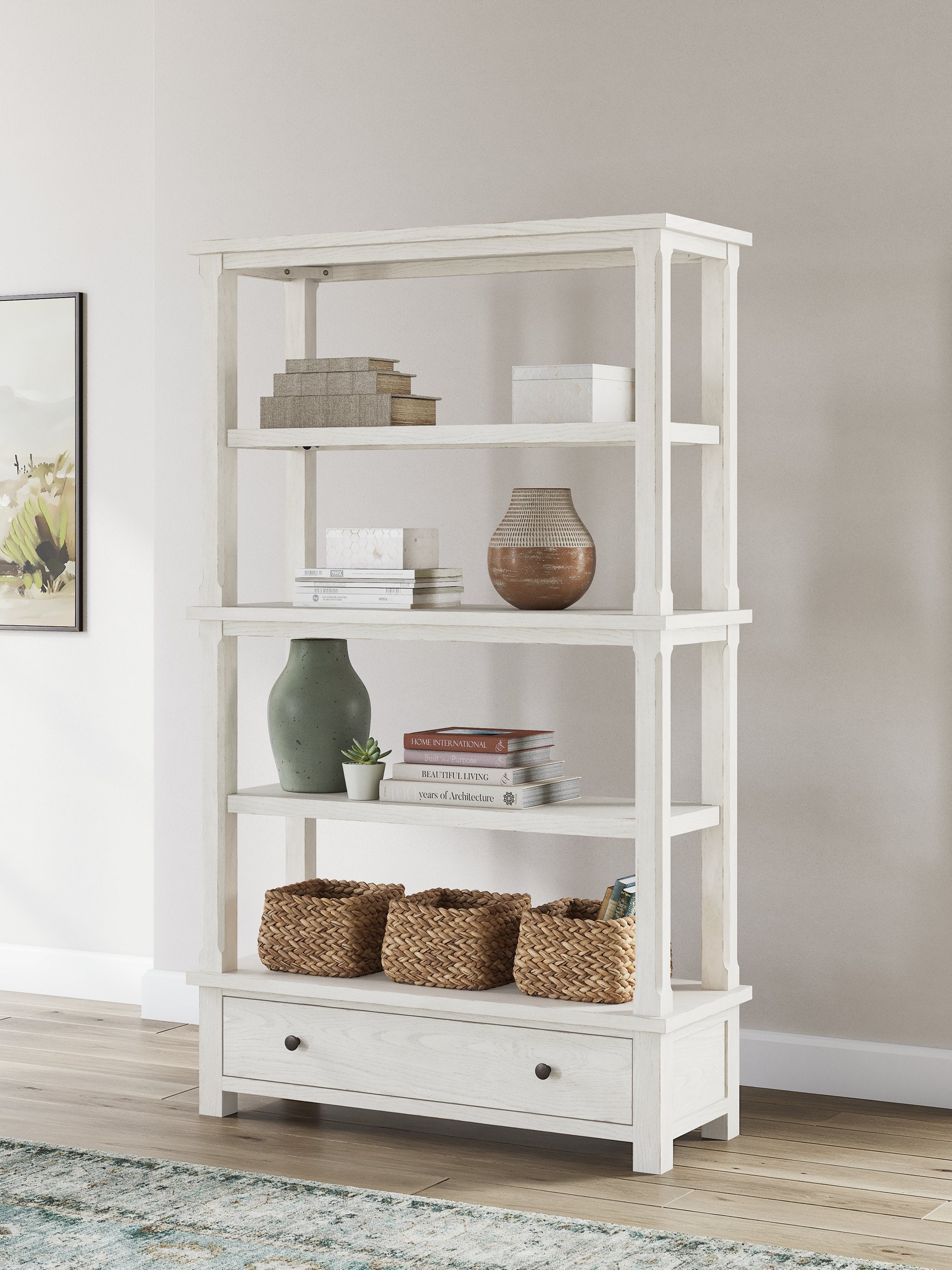Robbinsdale 75" Bookcase - Romeo & Juliet Furniture (Warren,MI)