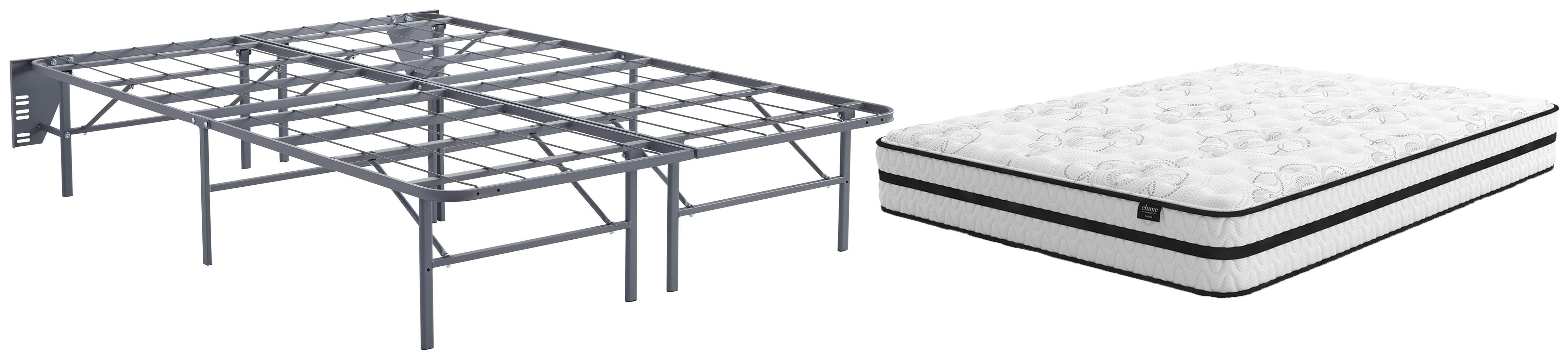 Chime 10 Inch Hybrid Mattress Package - Romeo & Juliet Furniture (Warren,MI)