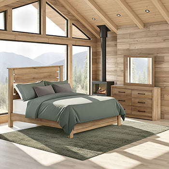 Brozmont Bedroom Mirror - Romeo & Juliet Furniture (Warren,MI)