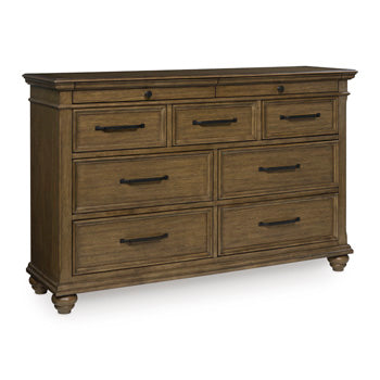 Karallin Dresser and Mirror - Romeo & Juliet Furniture (Warren,MI)