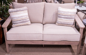 Harmony Headlands Outdoor Loveseat with Cushion - Romeo & Juliet Furniture (Warren,MI)