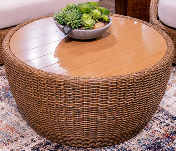 Double Point Outdoor Coffee Table - Romeo & Juliet Furniture (Warren,MI)