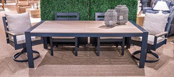 East Beach Outdoor Dining Table - Romeo & Juliet Furniture (Warren,MI)