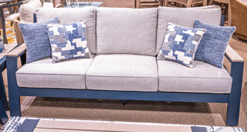 East Beach Outdoor Sofa with Cushion - Romeo & Juliet Furniture (Warren,MI)