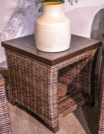 Monterey Point Outdoor End Table - Romeo & Juliet Furniture (Warren,MI)