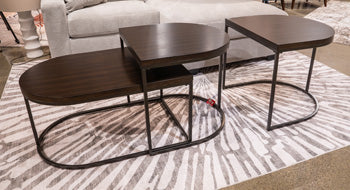 Vanmore Table (Set of 3) - Romeo & Juliet Furniture (Warren,MI)