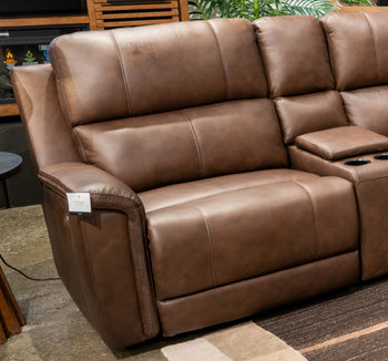 Bleckley Power Reclining Sectional Loveseat - Romeo & Juliet Furniture (Warren,MI)